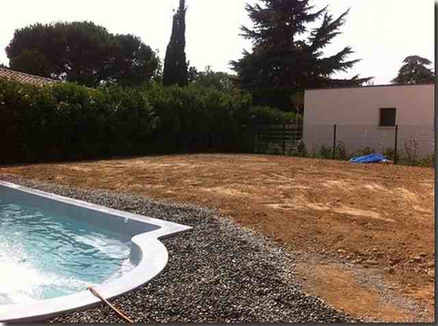 Piscine, réalisation de La Tour Terrassement